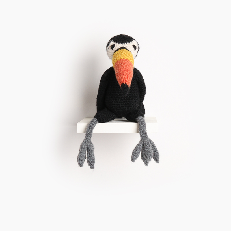 toucan bird crochet amigurumi project pattern kerry lord Edward's menagerie